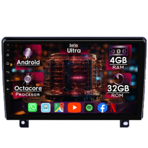 Navigatie dedicata Opel Astra H 2004-2014, 4GB RAM 32GB ROM, Octacore, Display 9" QLED, Carplay&Android Auto, Android 14, Ventilator Activ - imagine 1