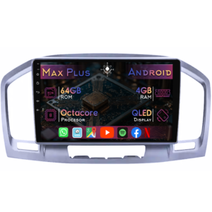 Navigatie dedicata Opel Insignia 2008-2013, 4GB RAM 64GB ROM, Octacore, Display 9" QLED, Carplay&Android Auto, Android 14, Suport camere AHD - imagine 1