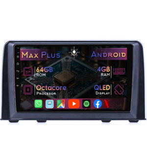 Navigatie dedicata Honda CR-V 5 2016-2018, 4GB RAM 64GB ROM, Octacore, Display 9" QLED, Carplay&Android Auto, Android 14, Suport camere AHD - imagine 1