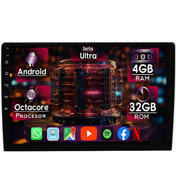 Navigatie dedicata Honda CR-V 2 2001-2006, 4GB RAM 32GB ROM, Octacore, Display 7" QLED 2K, Carplay&Android Auto, Android 14, Ventilator Activ
