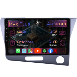 Navigatie dedicata Honda CR-Z, 4GB RAM 64GB ROM, Octacore, Display 9" QLED, Carplay&Android Auto, Android 14, Suport camere AHD - imagine 1