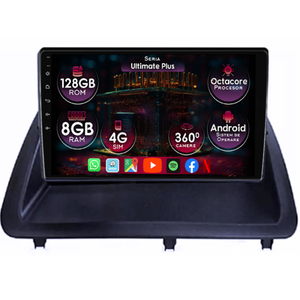 Navigatie dedicata Lexus CT200H 2011-2018, 8GB RAM 128GB ROM, Octacore, Platforma 7862, Android 14, Display QLED 2K 9", Carplay&Android Auto, SIM 4G