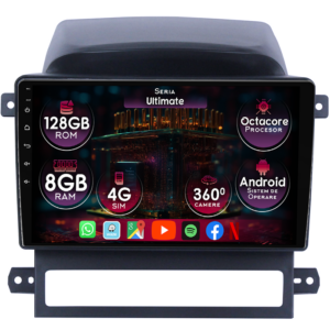 Navigatie dedicata Chevrolet Captiva 2008-2012, 8GB RAM 128GB ROM, Octacore, Platforma TS18, Display 9" QLED, Carplay&Android Auto, Android 14, Ventilator Activ - imagine 1
