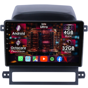 Navigatie dedicata Chevrolet Captiva 2008-2012, 4GB RAM 32GB ROM, Octacore, Display 9" QLED, Carplay&Android Auto, Android 14, Ventilator Activ - imagine 1