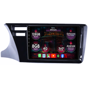 Navigatie dedicata Honda City 2014, 8GB RAM 128GB ROM, Octacore, Platforma TS18, Display 9" QLED, Carplay&Android Auto, Android 14, Ventilator Activ - imagine 1