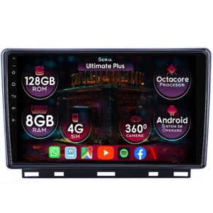 Navigatie dedicata Renault Clio 5 2019+, 8GB RAM 128GB ROM, Octacore, Platforma 7862, Display 9" QLED, Carplay&Android Auto, Android 14, Ventilator Activ - imagine 1