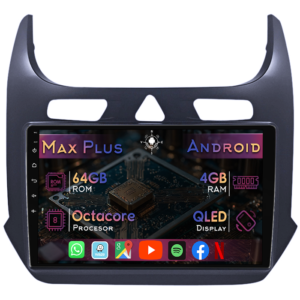 Navigatie dedicata Chevrolet Cobalt 2011-2018, 4GB RAM 64GB ROM, Octacore, Display 9" QLED, Carplay&Android Auto, Android 14, Suport camere AHD - imagine 1
