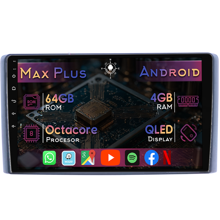 Navigatie dedicata Iveco Daily 2007-2014, 4GB RAM 64GB ROM, Octacore, Display 9" QLED, Carplay&Android Auto, Android 14, Suport camere AHD - imagine 1