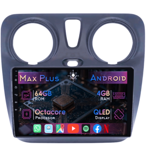 Navigatie dedicata Dacia Dokker 2012+, 4GB RAM 64GB ROM, Octacore, Display 9" QLED, Carplay&Android Auto, Android 14, Suport camere AHD - imagine 1