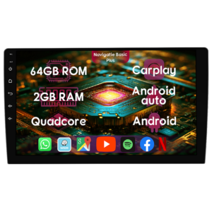 Navigatie dedicata Fiat Ducato 2006-2016 Low, 2GB RAM 64GB ROM, Quad Core, Display 9" IPS Full HD, Carplay&Android Auto, Android 14, Suport camere AHD - imagine 1