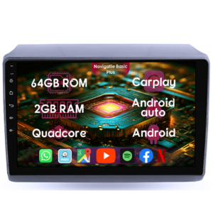 Navigatie dedicata Fiat Ducato 2006-2016, High, 2GB RAM 64GB ROM, Quad Core, Display 9" IPS Full HD, Carplay&Android Auto, Android 14, Suport camere AHD - imagine 1
