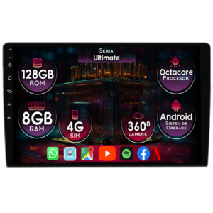 Navigatie dedicata Renault Duster 2017-2022, 8GB RAM 128GB ROM, Octacore, Platforma TS18, Display 10" QLED, Carplay&Android Auto, Android 14, Ventilator Activ - imagine 1