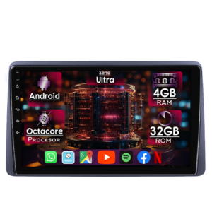 Navigatie dedicata Dacia Duster 2017-2021, 4GB RAM 32GB ROM, Octacore, Display 9" QLED, Carplay&Android Auto, Android 14, Ventilator Activ - imagine 1
