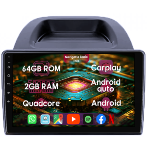 Navigatie dedicata Ford Ecosport 2018-2023, 2GB RAM 64GB ROM, Quad Core, Display 9" IPS Full HD, Carplay&Android Auto, Android 14, Suport camere AHD - imagine 1