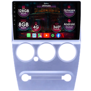 Navigatie dedicata Citroen Elysee 2008-2014, 8GB RAM 128GB ROM, Octacore, Platforma TS18, Display 9" QLED, Carplay&Android Auto, Android 14, Ventilator Activ - imagine 1