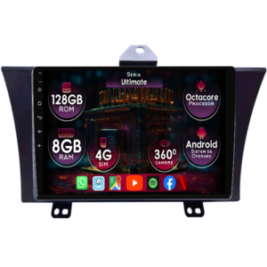 Navigatie dedicata Honda Elysion 2012-2015, 8GB RAM 128GB ROM, Octacore, Platforma TS18, Display 9" QLED, Carplay&Android Auto, Android 14, Ventilator Activ - imagine 1