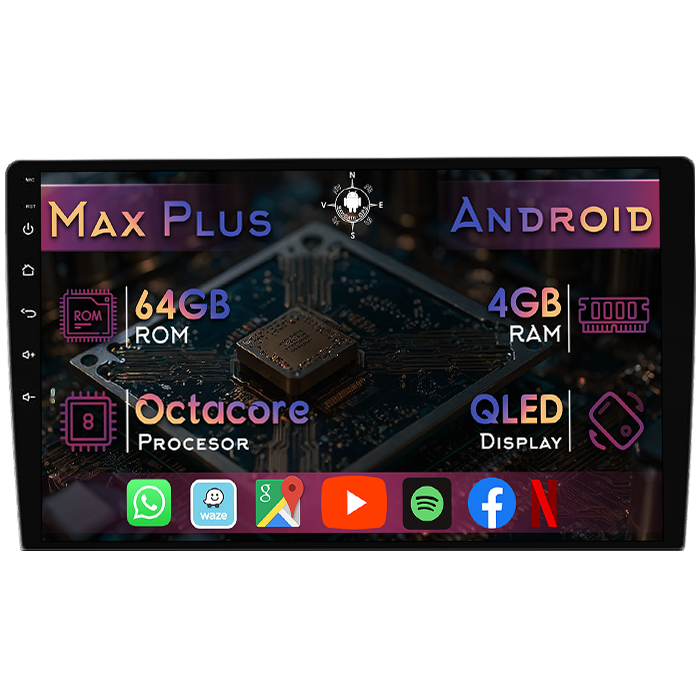 Navigatie dedicata Ford Escape 2000-2007, 4GB RAM 64GB ROM, Octacore, Display 9" QLED, Carplay&Android Auto, Android 14, Suport camere AHD - imagine 1