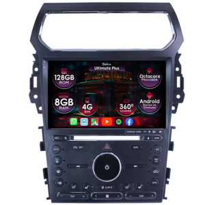 Navigatie dedicata Ford Explorer 2011-2019, 8GB RAM 128GB ROM, Octacore, Platforma 7862, Display 10" QLED 2K, Carplay&Android Auto, Android 14, Ventilator Activ - imagine 1