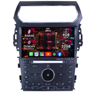 Navigatie dedicata Ford Explorer 2011-2019, 4GB RAM 32GB ROM, Octacore, Display 10" QLED, Carplay&Android Auto, Android 14, Ventilator Activ - imagine 1