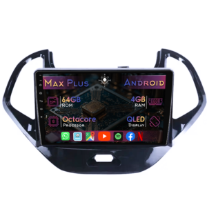 Navigatie dedicata Ford Figo 2015-2018, 4GB RAM 64GB ROM, Octacore, Display 9" QLED, Carplay&Android Auto, Android 14, Suport camere AHD - imagine 1