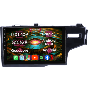 Navigatie dedicata Honda Fit 2014, 2GB RAM 64GB ROM, Quad Core, Display 10" IPS Full HD, Carplay&Android Auto, Android 14, Suport camere AHD - imagine 1