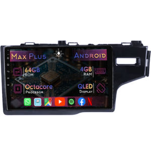 Navigatie dedicata Honda Fit 2014, 4GB RAM 64GB ROM, Octacore, Display 10" QLED, Carplay&Android Auto, Android 14, Suport camere AHD - imagine 1