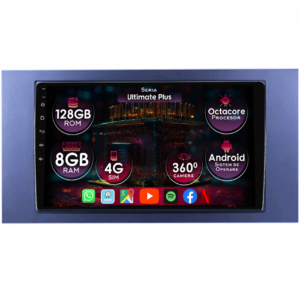 Navigatie dedicata Ford Focus 2 2004-2011, 8GB RAM 128GB ROM, Octacore, Display 7" QLED, Carplay&Android Auto, Android 13, Ventilator Activ - imagine 1
