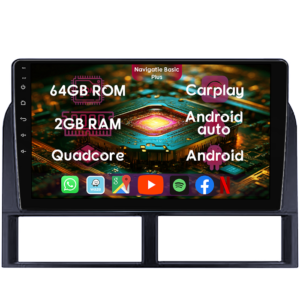 Navigatie dedicata Jeep Grand Cherokee 1999-2005, 2GB RAM 64GB ROM, Quad Core, Display 9" IPS Full HD, Carplay&Android Auto, Android 14, Suport camere AHD - imagine 1