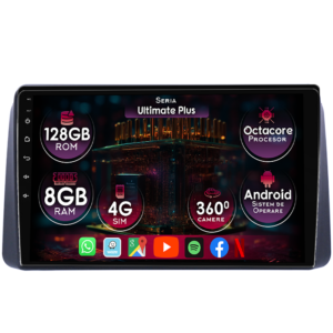 Navigatie dedicata Chrysler Grand Voyager 2011-2015, 8GB RAM 128GB ROM, Octacore, Platforma 7862, Display 9" QLED 2K, Carplay&Android Auto, Android 14, Ventilator Activ - imagine 1