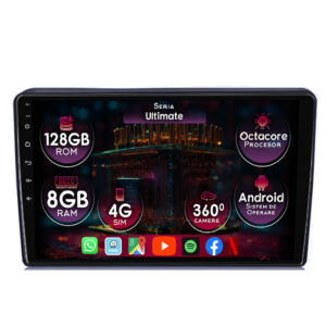 Navigatie dedicata Hyundai H1 2007-2015, 8GB RAM 128GB ROM, Octacore, Platforma TS18, Display 9" QLED, Carplay&Android Auto, Android 14, Ventilator Activ - imagine 1