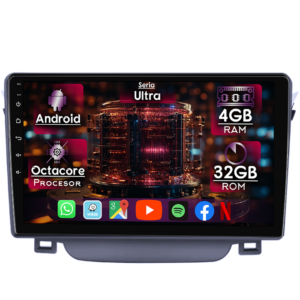 Navigatie dedicata Hyundai I30 2011-2015, 4GB RAM 32GB ROM, Octacore, Display 9" QLED, Carplay&Android Auto, Android 14, Ventilator Activ - imagine 1