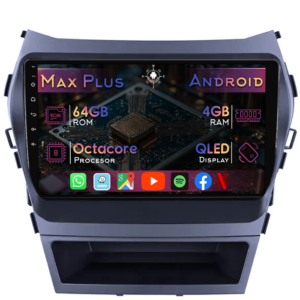 Navigatie dedicata Hyundai IX45 2013-2017, 4GB RAM 64GB ROM, Octacore, Display 9" QLED, Carplay&Android Auto, Android 14, Suport camere AHD - imagine 1