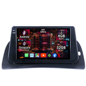 Navigatie dedicata Renault Kangoo 2014-2021, 4GB RAM 32GB ROM, Octacore, Display 9" QLED 2K, Carplay&Android Auto, Android 14, Ventilator Activ - imagine 1