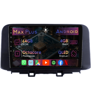 Navigatie dedicata Hyundai Kona 2018-2020, 4GB RAM 64GB ROM, Octacore, Display 10" QLED, Carplay&Android Auto, Android 14, Suport camere AHD - imagine 1