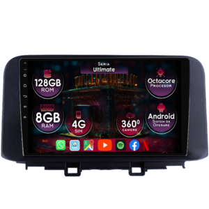 Navigatie dedicata Hyundai Kona 2018-2020, 8GB RAM 128GB ROM, Octacore, Platforma TS18, Display 10" QLED, Carplay&Android Auto, Android 14, Ventilator Activ - imagine 1