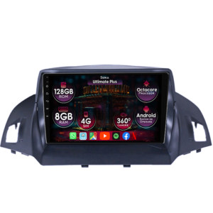 Navigatie dedicata Ford C-Max 2/Grand C-Max 2010-2019, 8GB RAM 128GB ROM, Octacore, Platforma 7862, Display 9" QLED 2K, Carplay&Android Auto, Android 14, Ventilator Activ - imagine 1