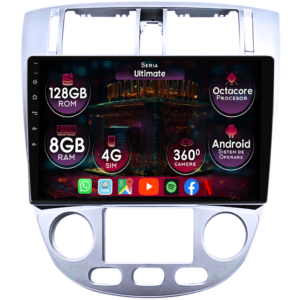 Navigatie dedicata Chevrolet Lacetti 2004-2013, 8GB RAM 128GB ROM, Octacore, Platforma TS18, Display 9" QLED, Carplay&Android Auto, Android 14, Ventilator Activ - imagine 1