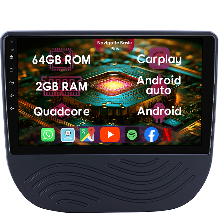 Navigatie dedicata Chevrolet Malibu XL 2016-2018, 2GB RAM 64GB ROM, Quad Core, Display 9" IPS Full HD, Carplay&Android Auto, Android 14, Suport camere AHD - imagine 1