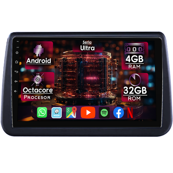Navigatie dedicata Opel Movano 2020-2022, 4GB RAM 32GB ROM, Octacore, Display 10" QLED 2K, Carplay&Android Auto, Android 14, Ventilator Activ - imagine 1