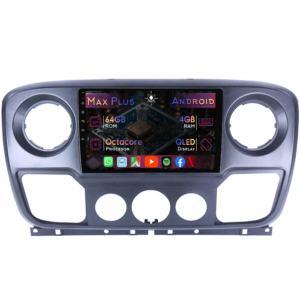 Navigatie dedicata Opel Movano 2010-2019, 4GB RAM 64GB ROM, Octacore, Display 10" QLED, Carplay&Android Auto, Android 14, Suport camere AHD - imagine 1