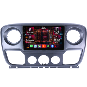 Navigatie dedicata Opel Movano 2010-2019, 4GB RAM 32GB ROM, Octacore, Display 10" QLED, Carplay&Android Auto, Android 14, Ventilator Activ - imagine 1