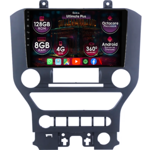 Navigatie dedicata Ford Mustang 2014-2021, 8GB RAM 128GB ROM, Octacore, Platforma 7862, Display 9" QLED 2K, Carplay&Android Auto, Android 14, Ventilator Activ - imagine 1