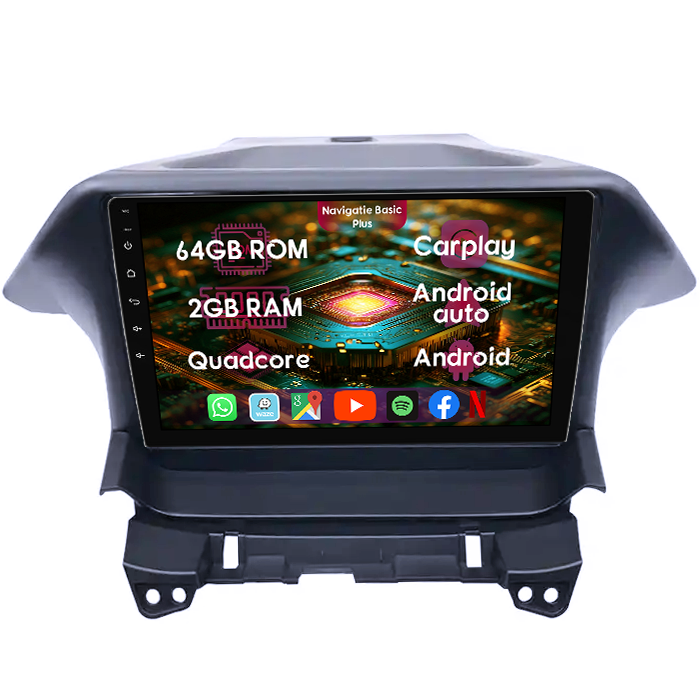 Navigatie dedicata Honda Odyssey 2009-2014, 2GB RAM 64GB ROM, Quad Core, Display 10" IPS Full HD, Carplay&Android Auto, Android 14, Suport camere AHD - imagine 1
