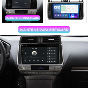 Navigatie dedicata Toyota Land Cruiser Prado J150 2017+, 4GB RAM 64GB ROM, Quad Core, Display 10" QLED 1K, Carplay&Android Auto - imagine 2