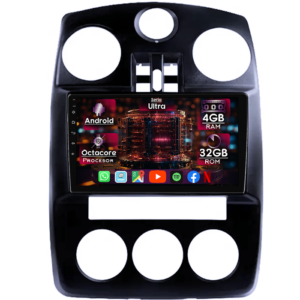 Navigatie dedicata Chrysler PT Cruiser 2005-2010, 4GB RAM 32GB ROM, Octacore, Display 9" QLED 2K, Carplay&Android Auto, Android 14, Ventilator Activ - imagine 1