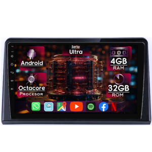 Navigatie dedicata Hyundai Sonata 2017-2019, 4GB RAM 32GB ROM, Octacore, Display 9" QLED, Carplay&Android Auto, Android 14, Ventilator Activ - imagine 1