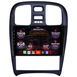 Navigatie dedicata Hyundai Sonata Fe 2004-2012, 8GB RAM 128GB ROM, Octacore, Platforma 7862, Display 9" QLED, Carplay&Android Auto, Android 14, Ventilator Activ - imagine 1