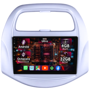 Navigatie dedicata Chevrolet Spark Beat 2018-2020, 4GB RAM 32GB ROM, Octacore, Display 9" QLED 2K, Carplay&Android Auto, Android 14, Ventilator Activ - imagine 1