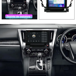 Navigatie dedicata Toyota Alphard 2015-2020, 8GB RAM 128GB ROM, Octacore, Platforma TS18, Android 14, Display QLED 10", DSP, Carplay&Android Auto, SIM 4G, Ventilator Activ - imagine 2