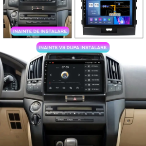 Navigatie dedicata Toyota Land Cruiser J200 2008-2015, 4GB RAM 64GB ROM, Quad Core, Display 10" QLED 1K, Carplay&Android Auto - imagine 2